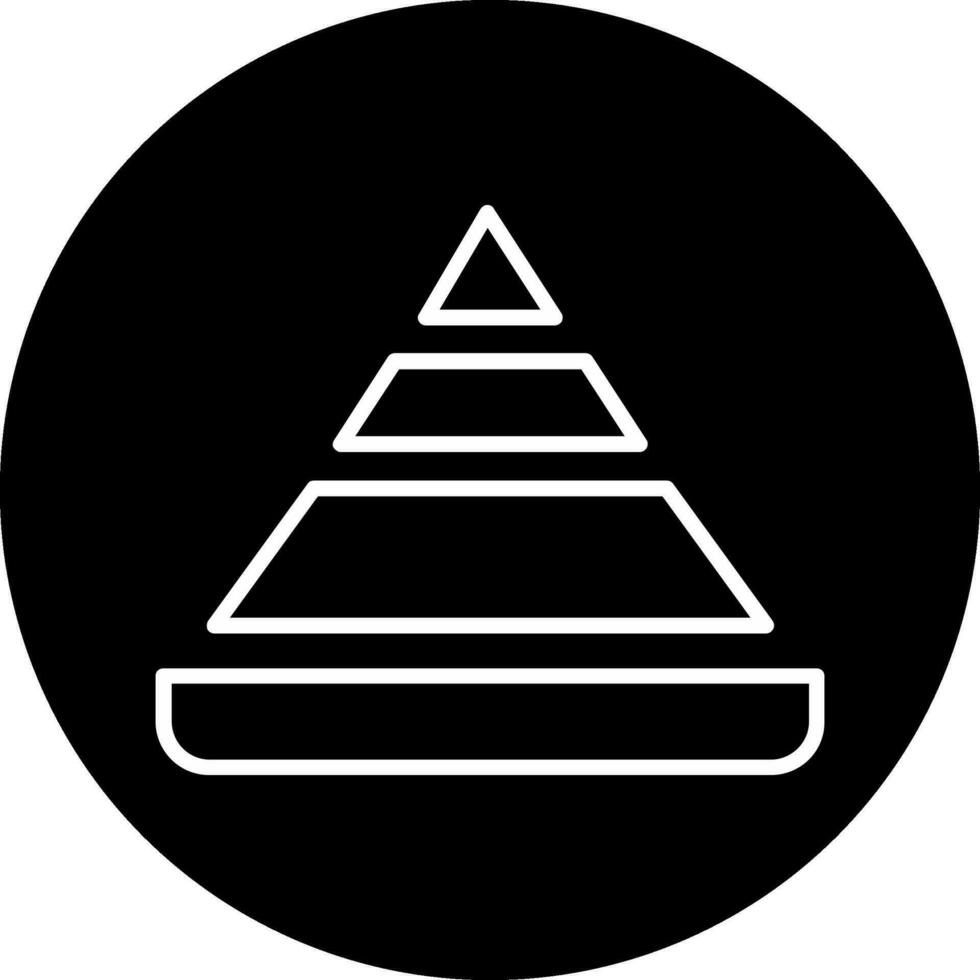 Pyramid Chart Vector Icon