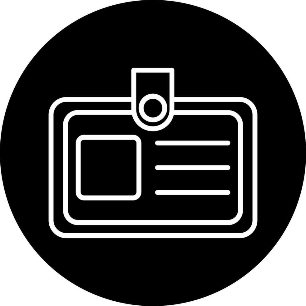 Identification Card Vector Icon
