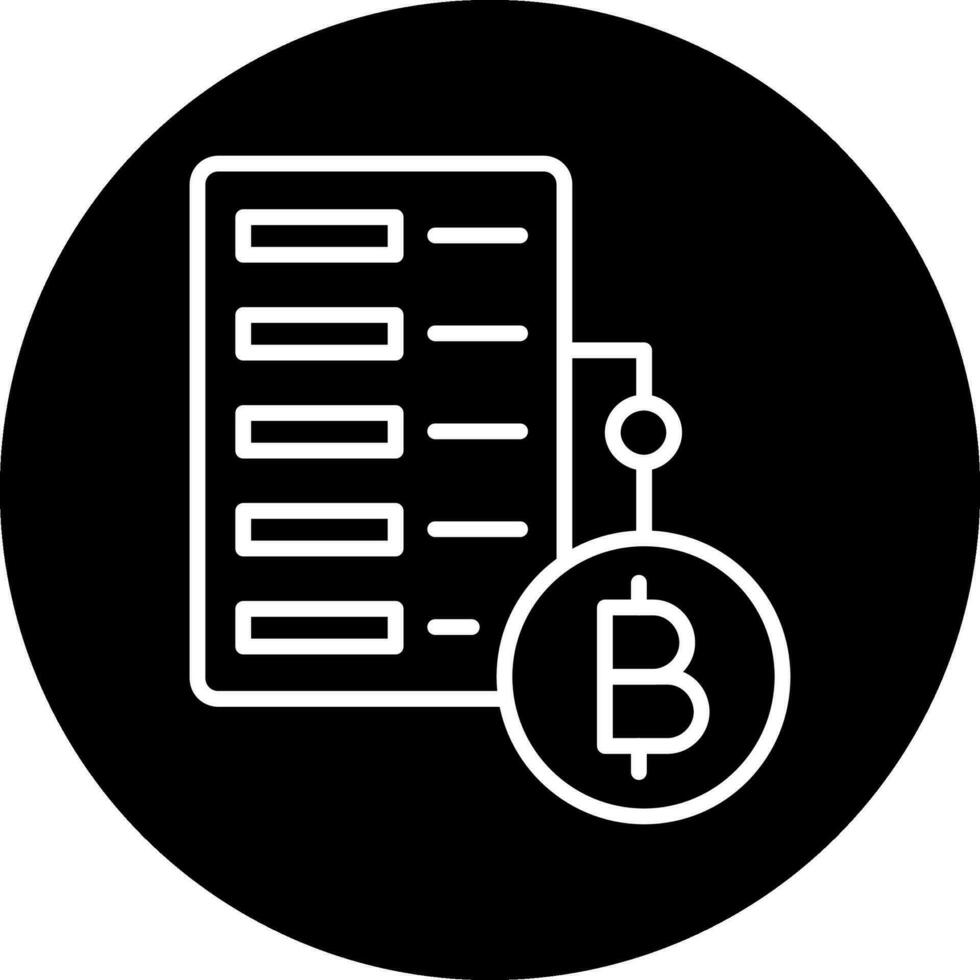 icono de vector de criptomoneda