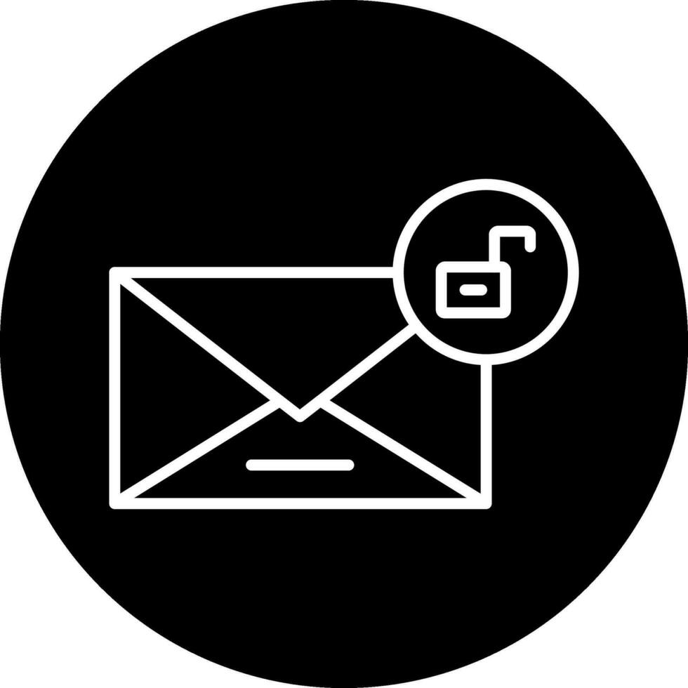 icono de vector de correo electrónico