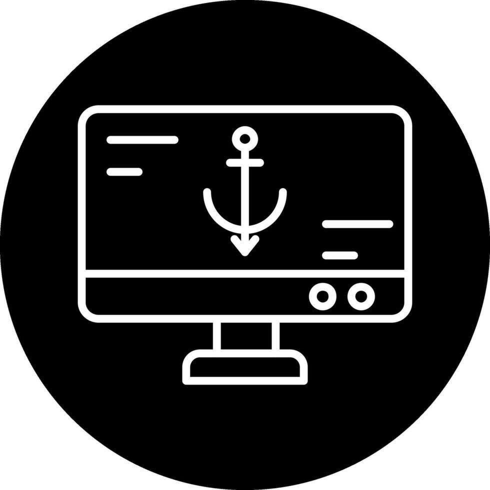 Anchor Text Vector Icon