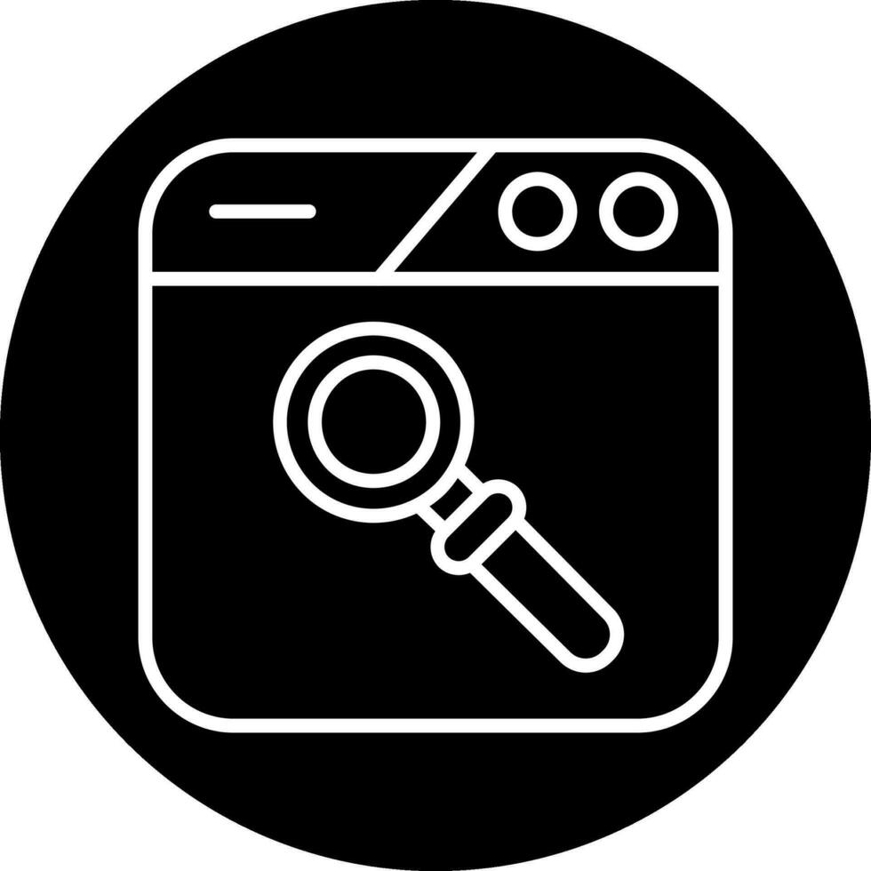 Search Engine Vector Icon