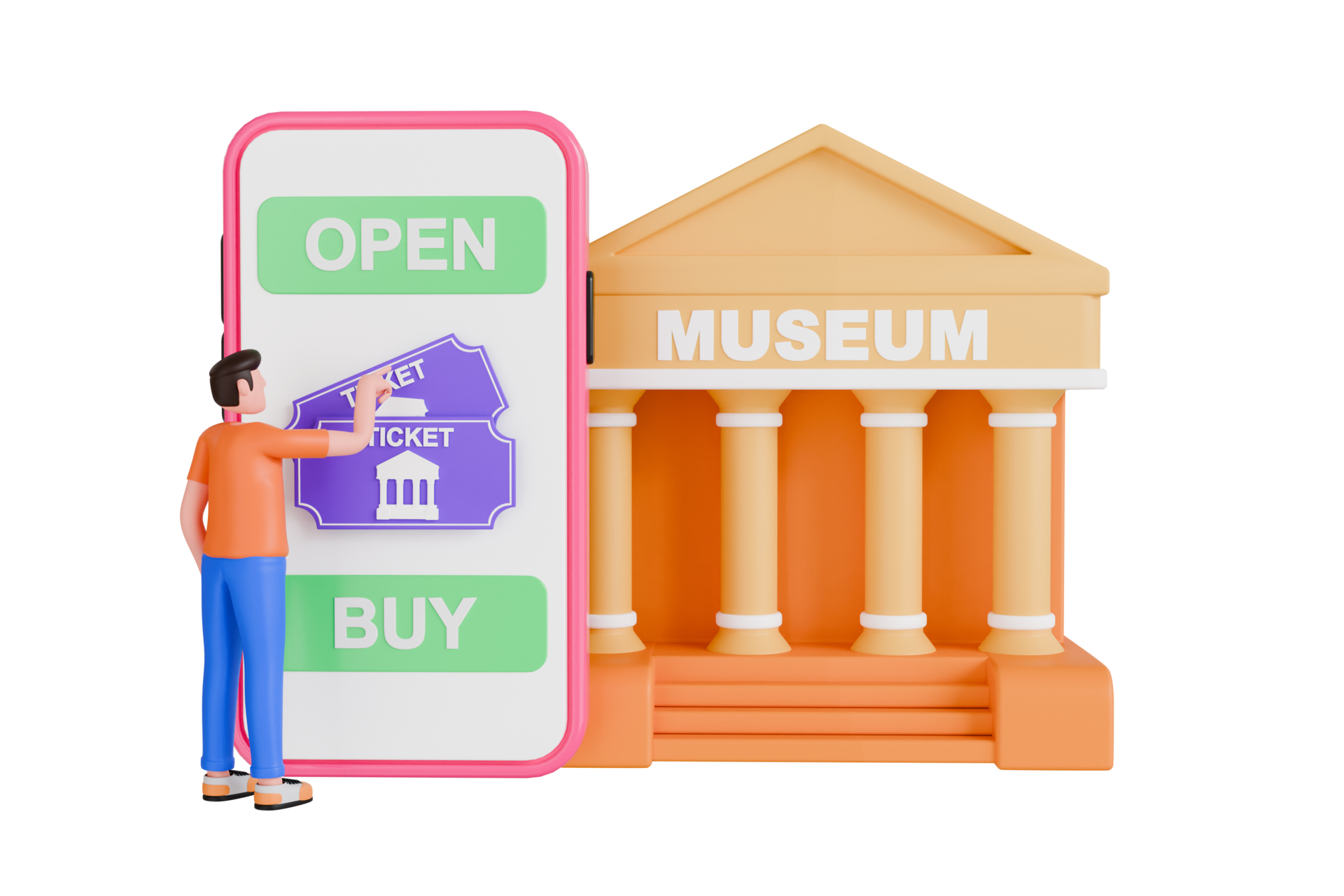 Museum Ticket 3d Illustration 37080813 PNG Museum Ticket 3d Illustration 37080813 PNG