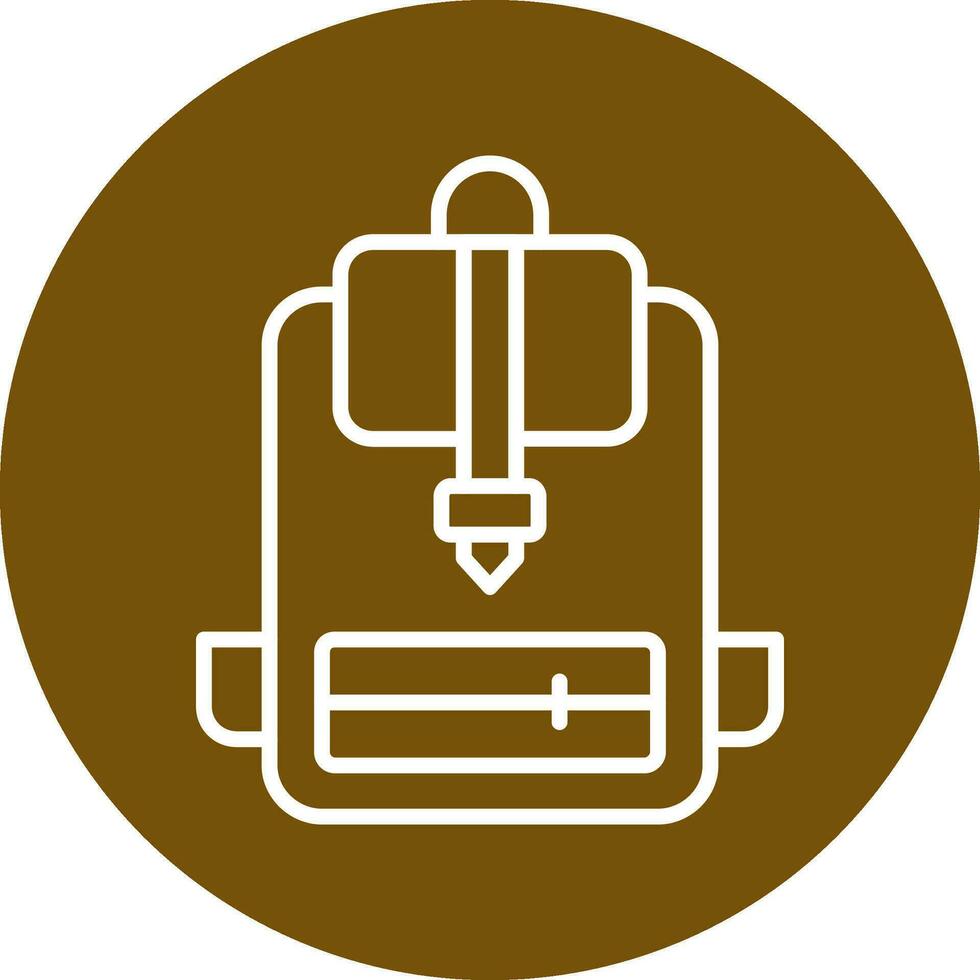 Backpack Vector Icon