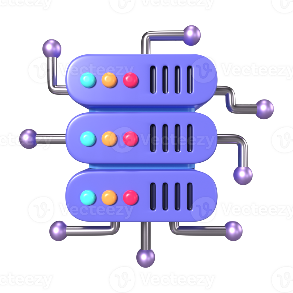 Hosting 3D Illustration Icon png