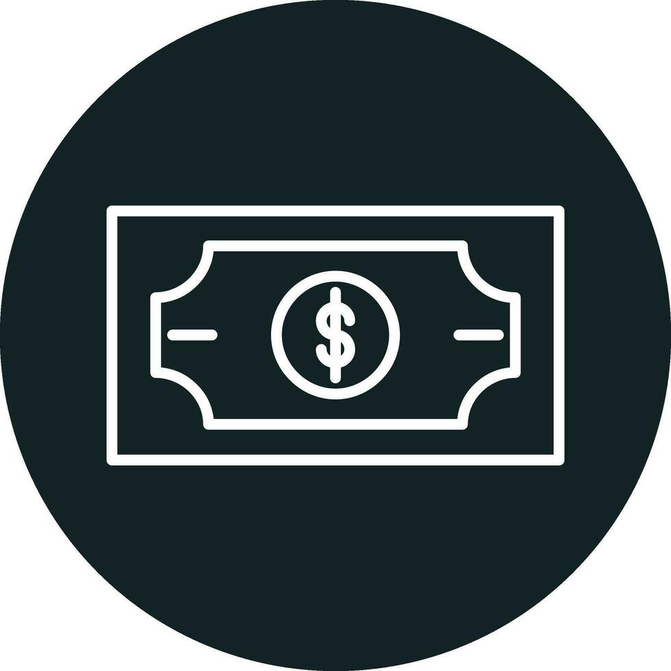 icono de vector de dinero