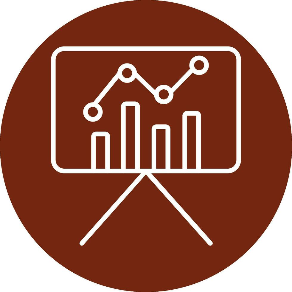 Stats Presentation Vector Icon