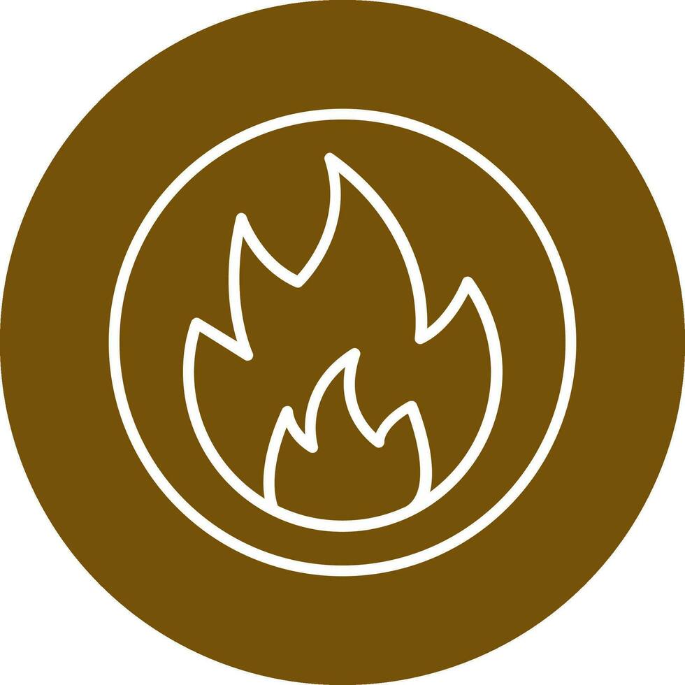 Flammable Vector Icon