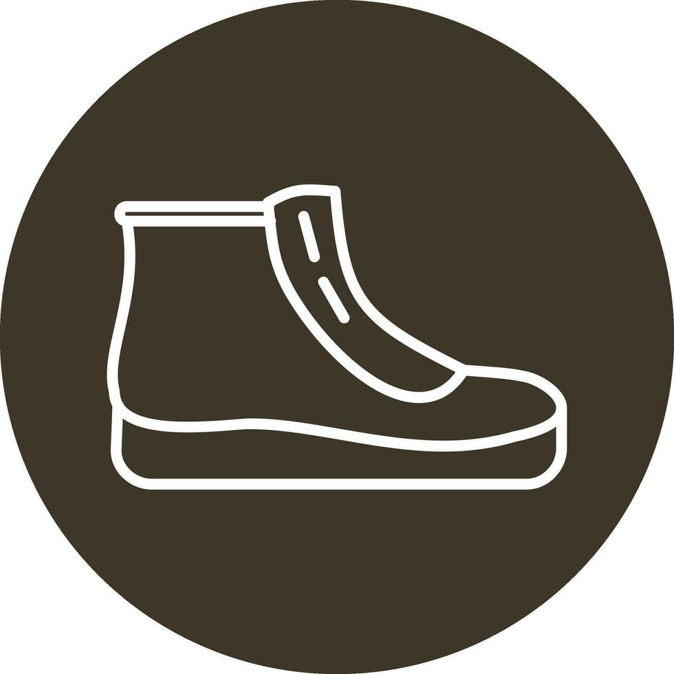 icono de vector de botas