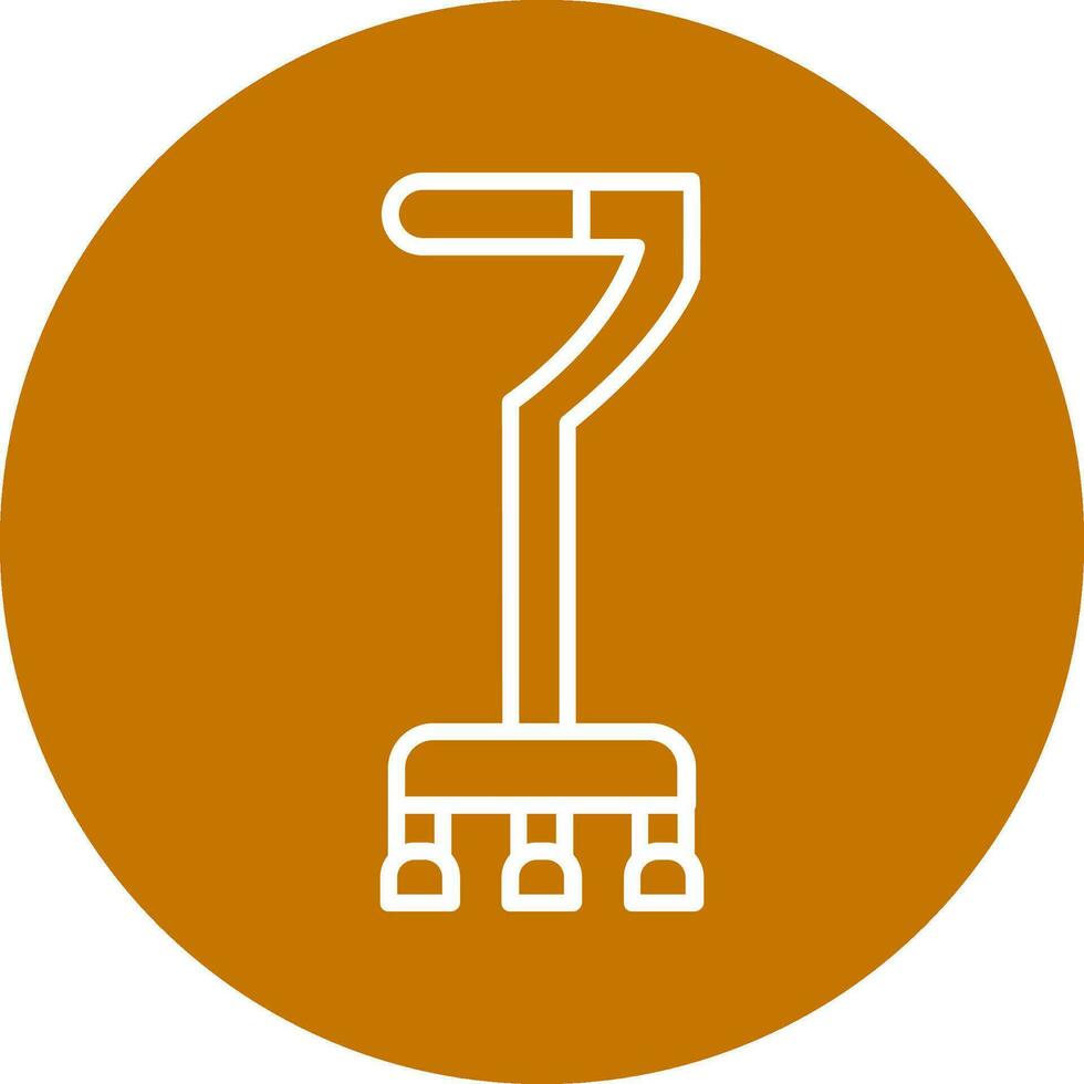 Walking Stick Vector Icon