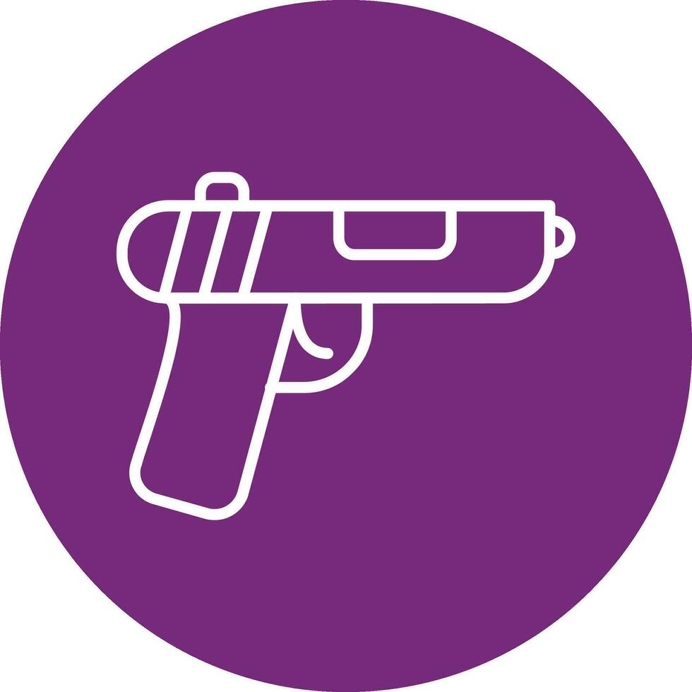 icono de vector de pistola