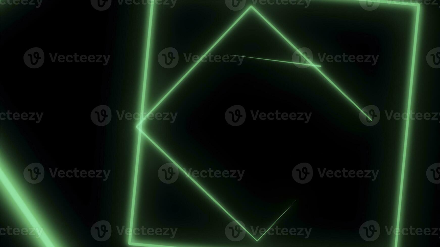 Abstract background with neon triangles. Seamless loop. Neon Grid Square Loop Background. Abstract Triangle. Neon geometric shapes and lines photo