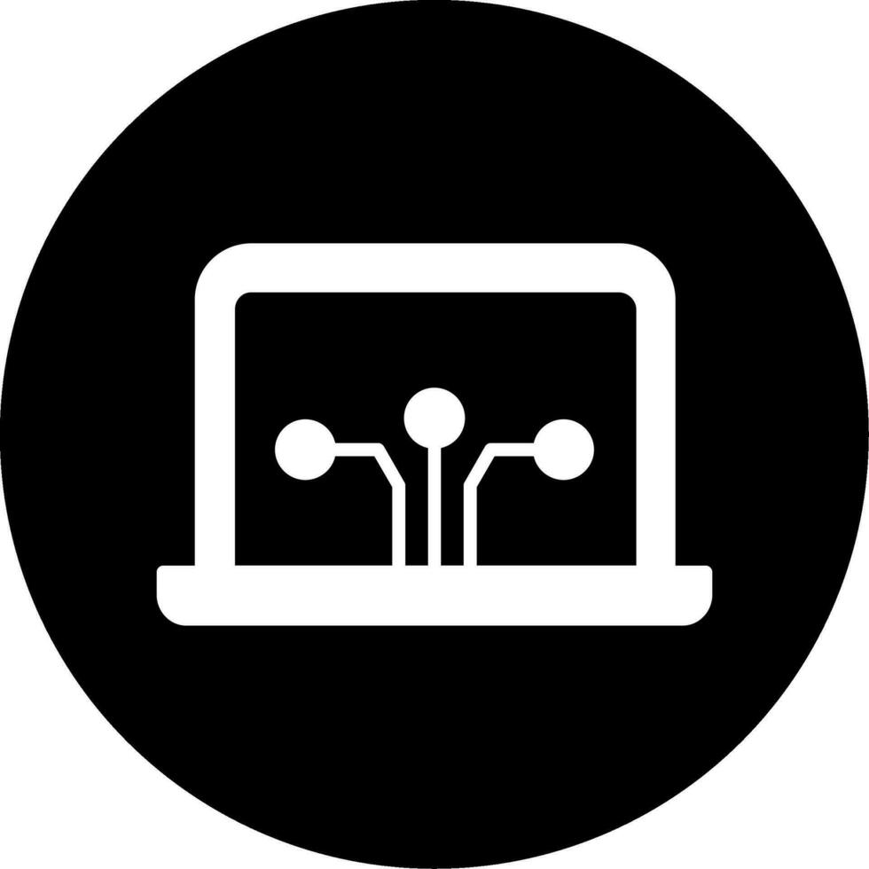 icono de vector de laptop