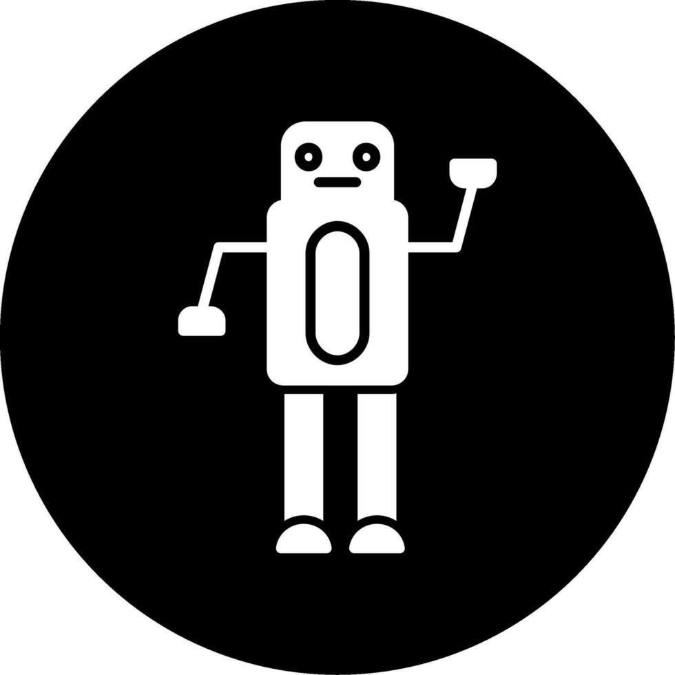 icono de vector de robot