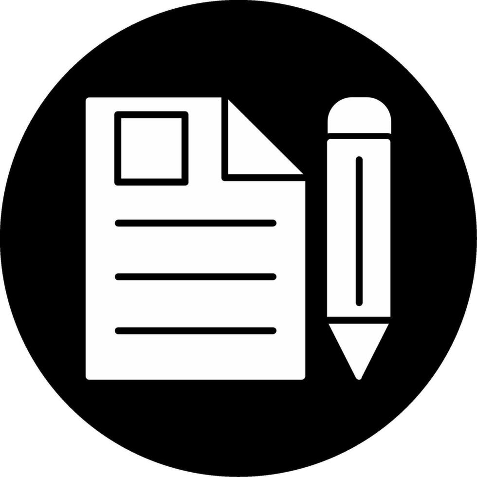 icono de vector de documento