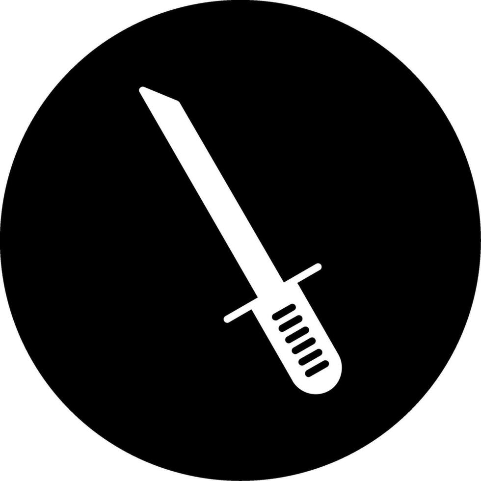 icono de vector de katana