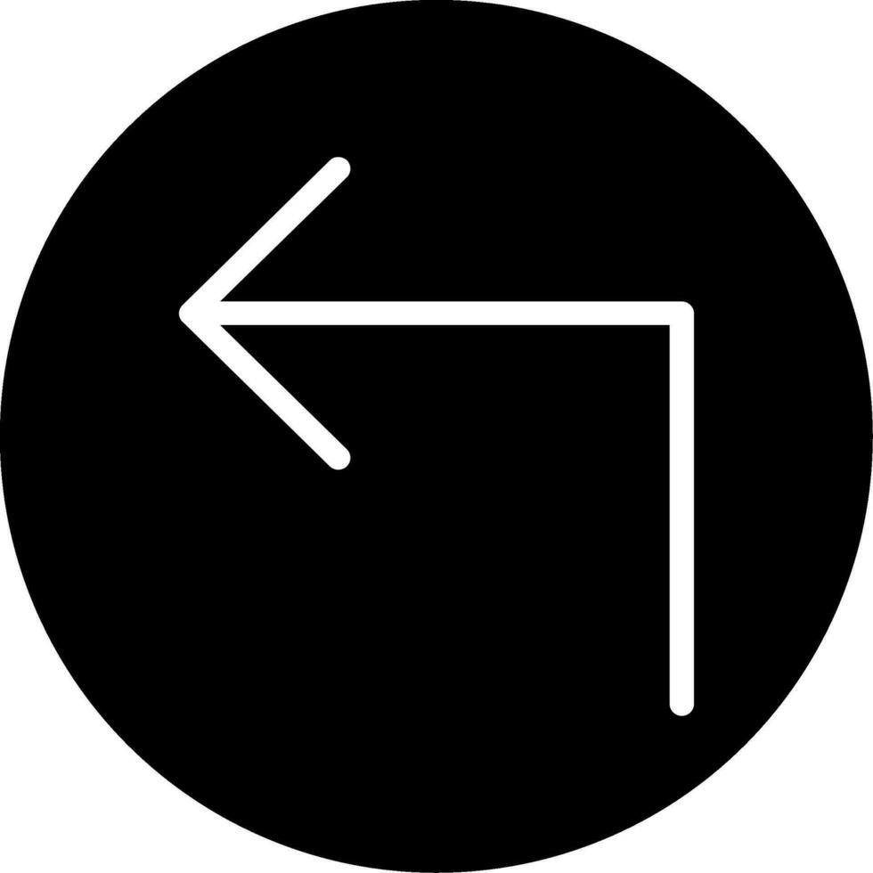 Turn Vector Icon