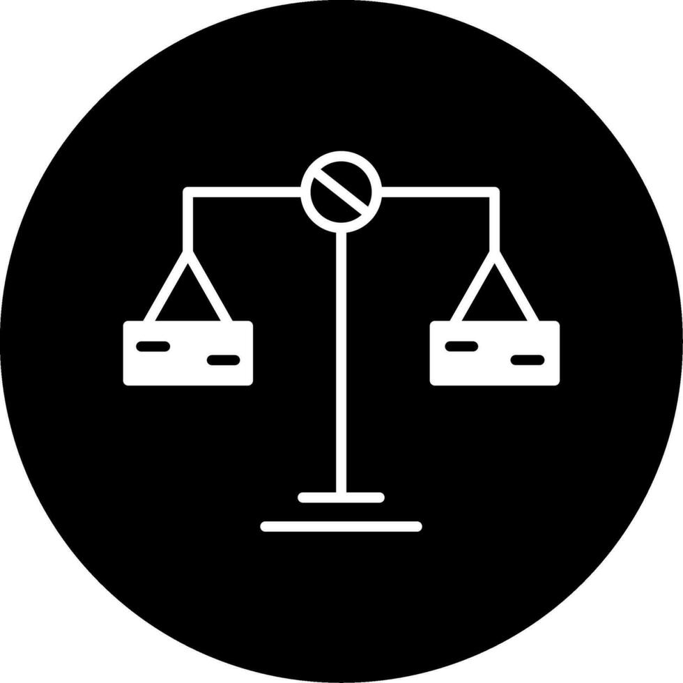 Balance Scale Vector Icon