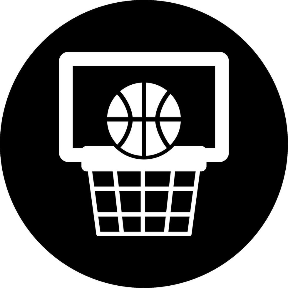 icono de vector de baloncesto