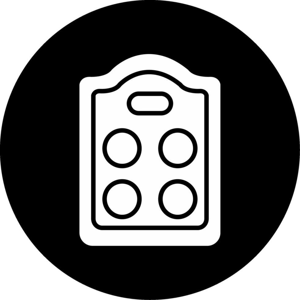 icono de vector de tabla de cortar