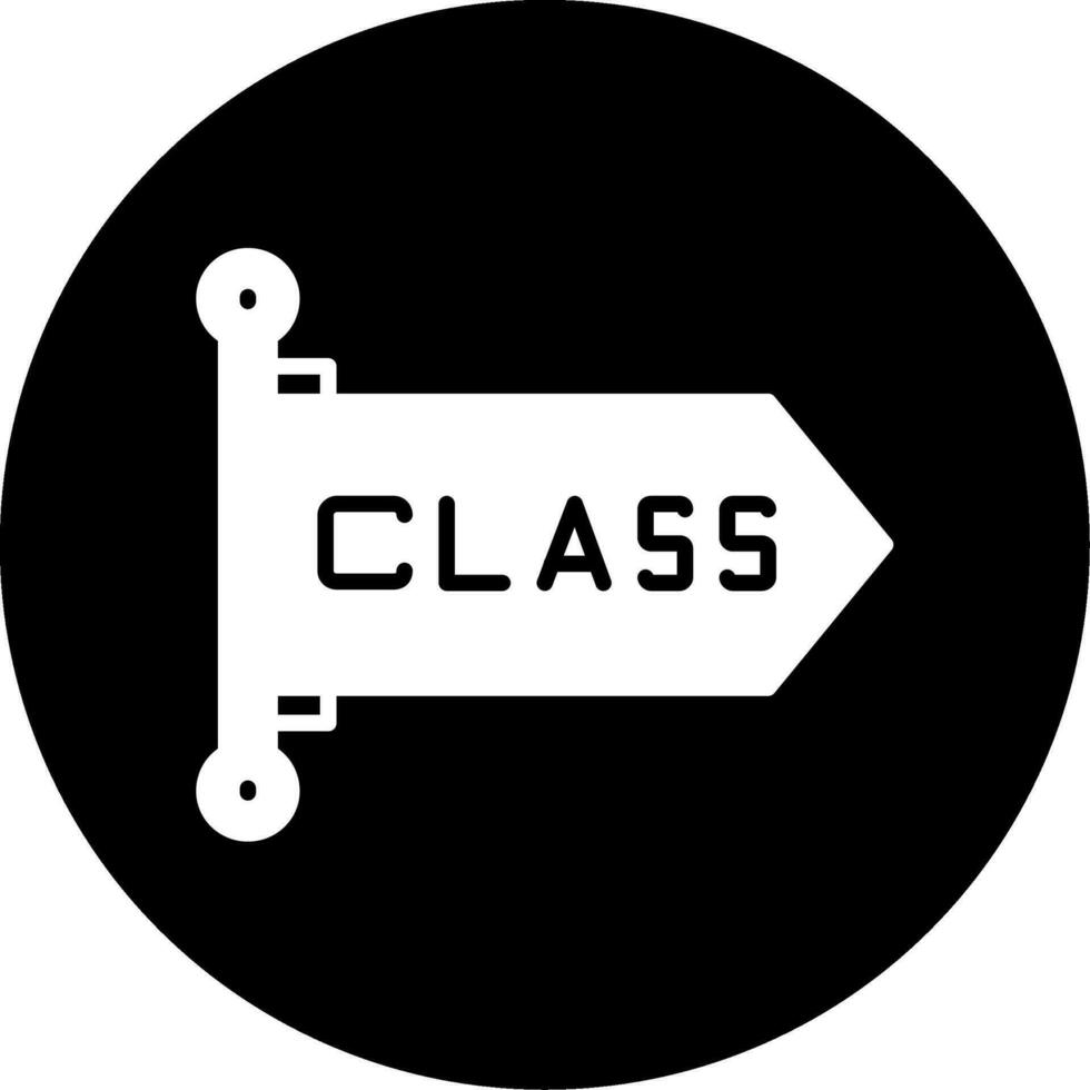 icono de vector de clase