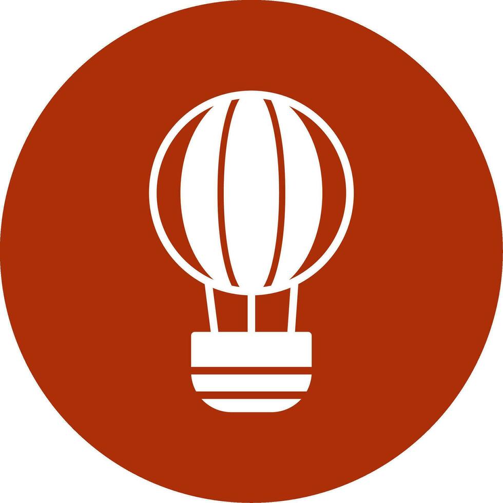 Hot Air Balloon Vector Icon