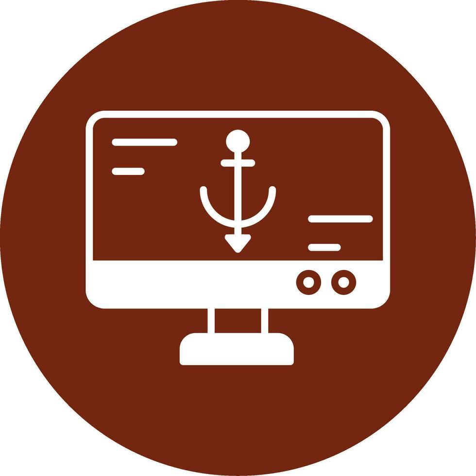 Anchor Text Vector Icon