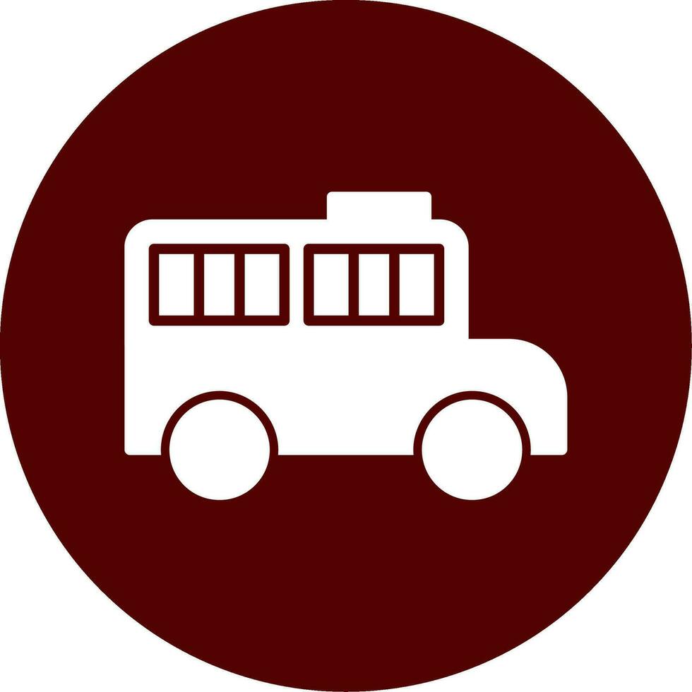 prisión autobús vector icono