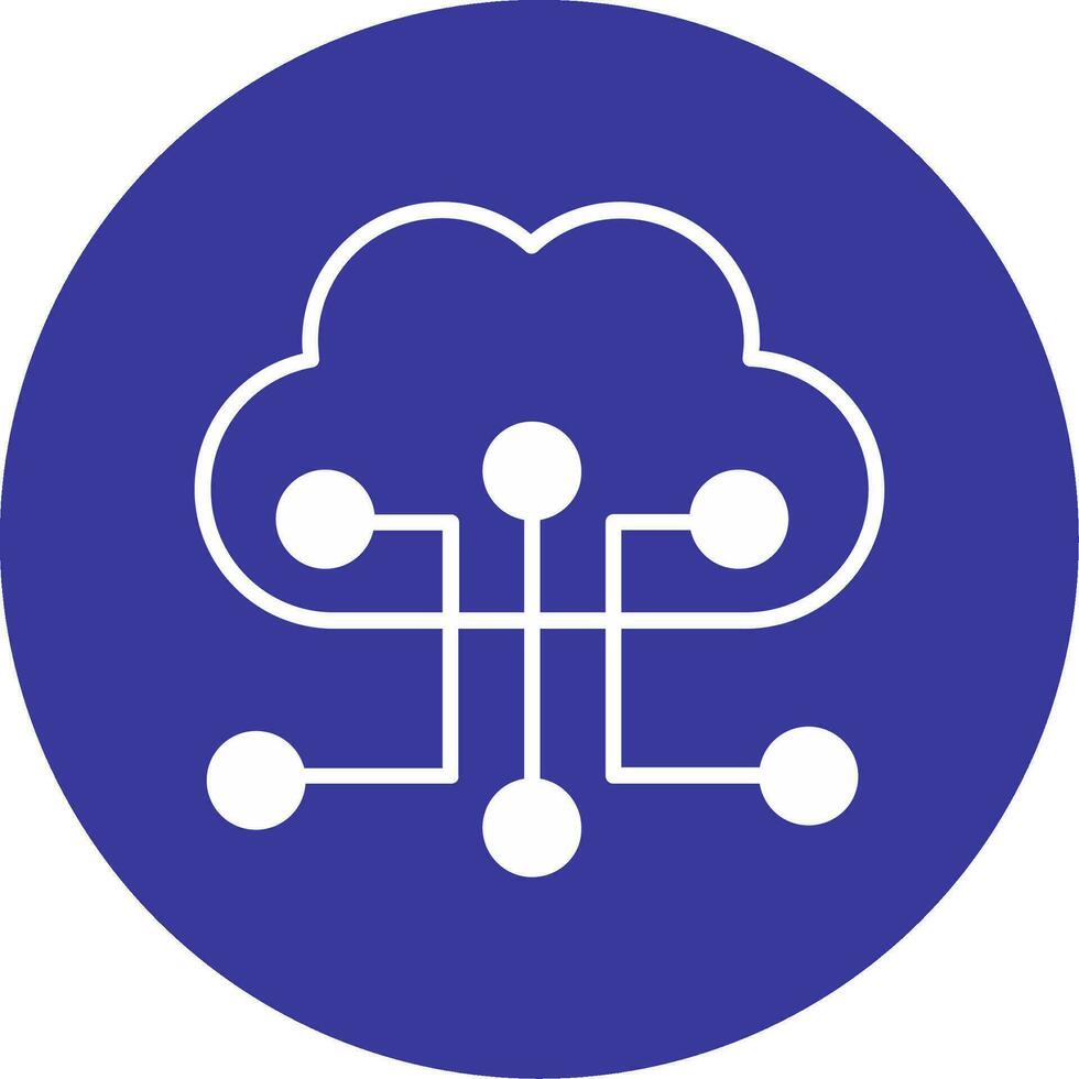 Cloud Configuration Vector Icon