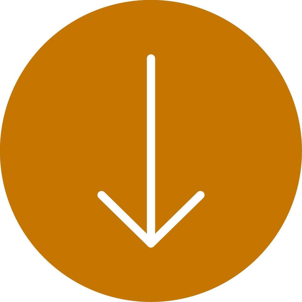 Down Arrow Vector Icon