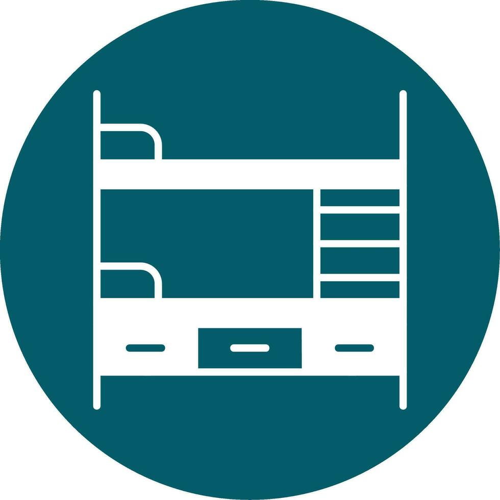 Bunk Bed Vector Icon