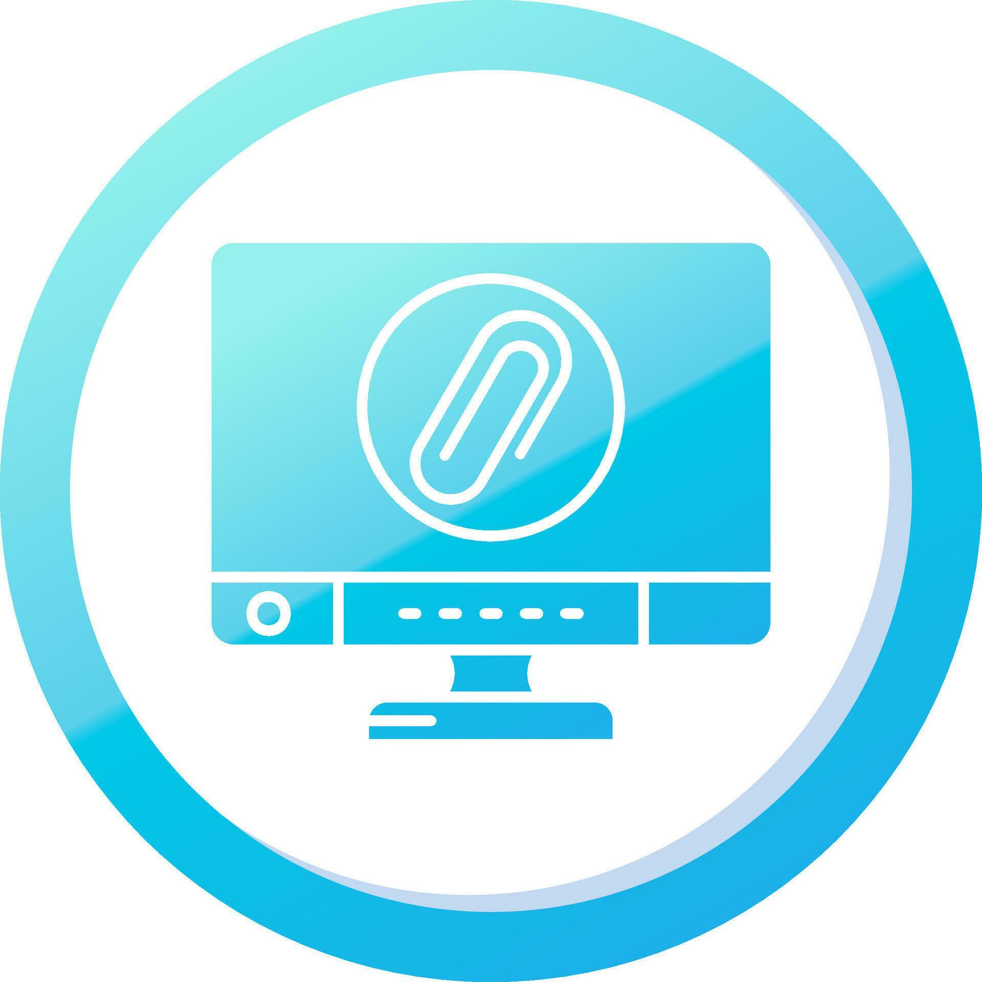 Clip Solid Blue Gradient Icon 37084857 Vector Art at Vecteezy