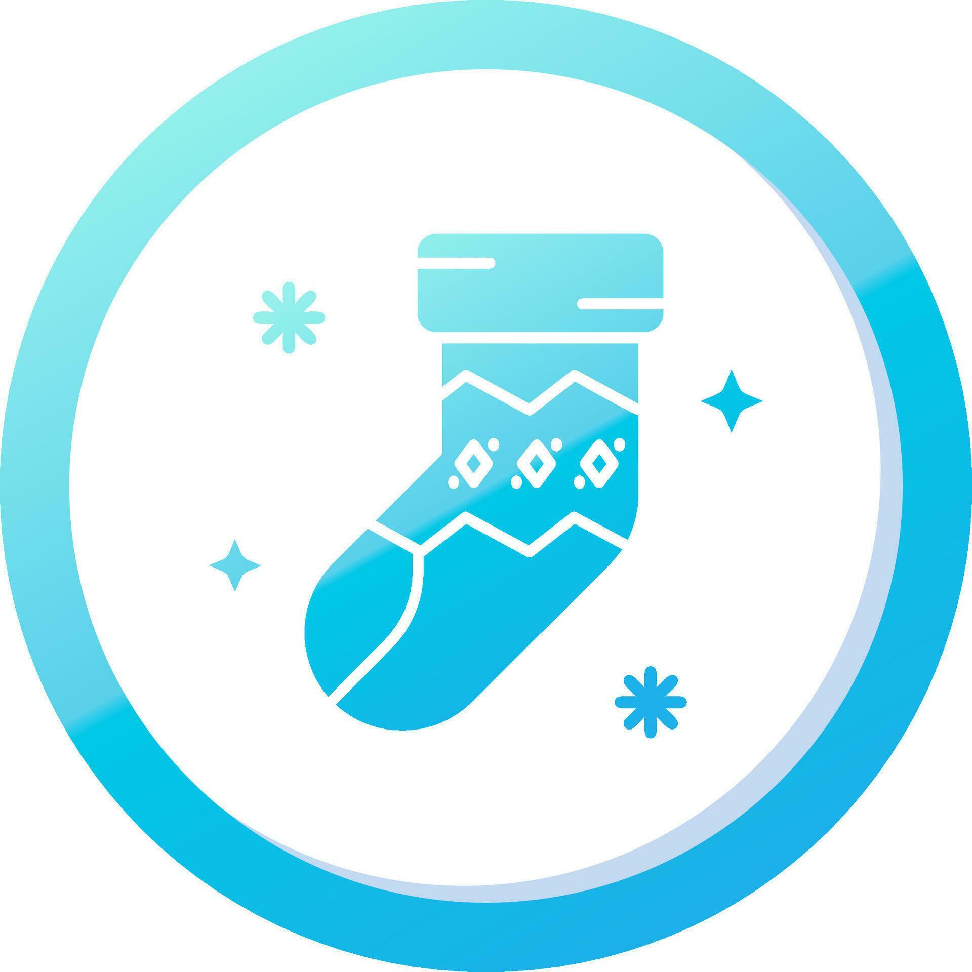 Sock Solid Blue Gradient Icon 37085769 Vector Art at Vecteezy