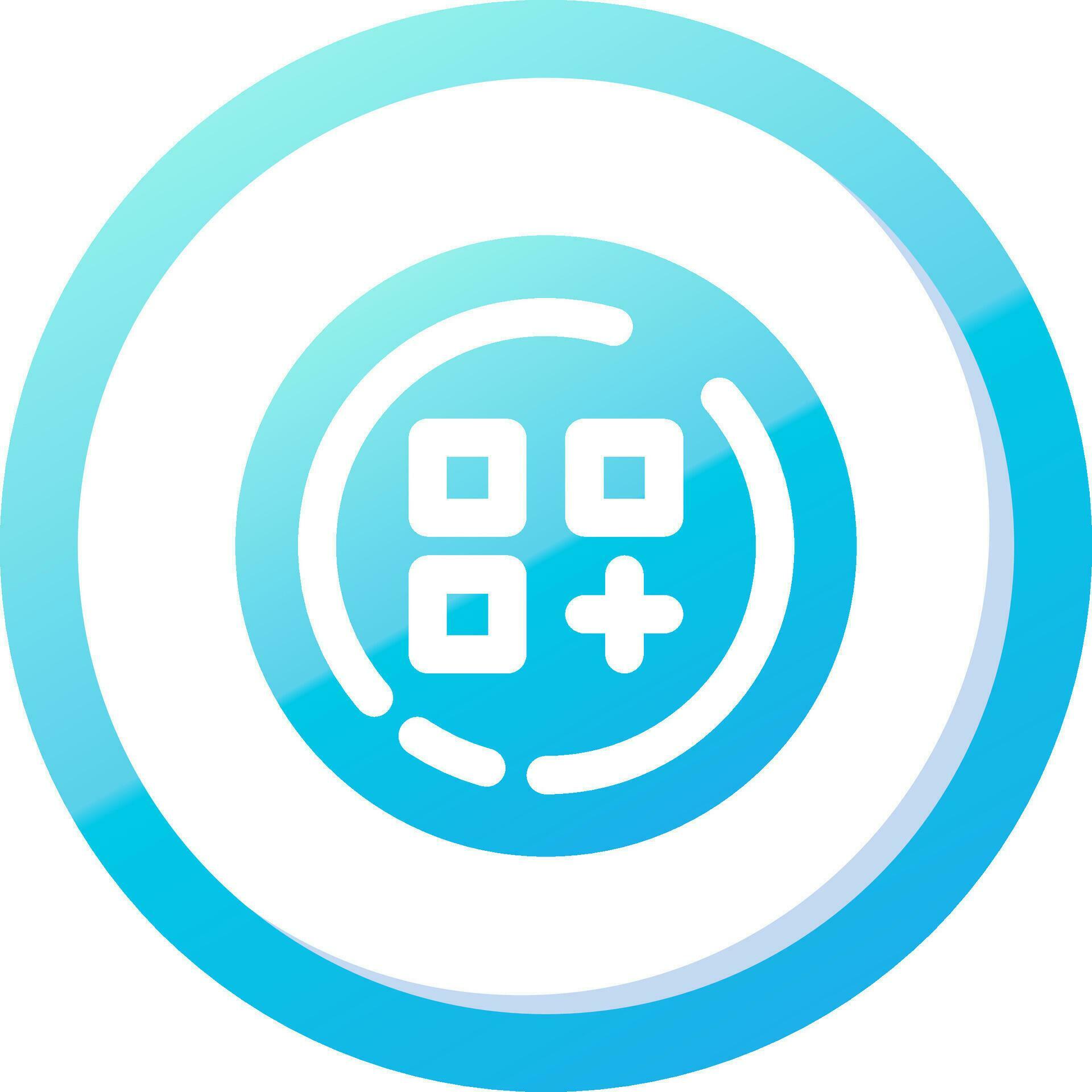 Menu Solid Blue Gradient Icon 37085838 Vector Art at Vecteezy