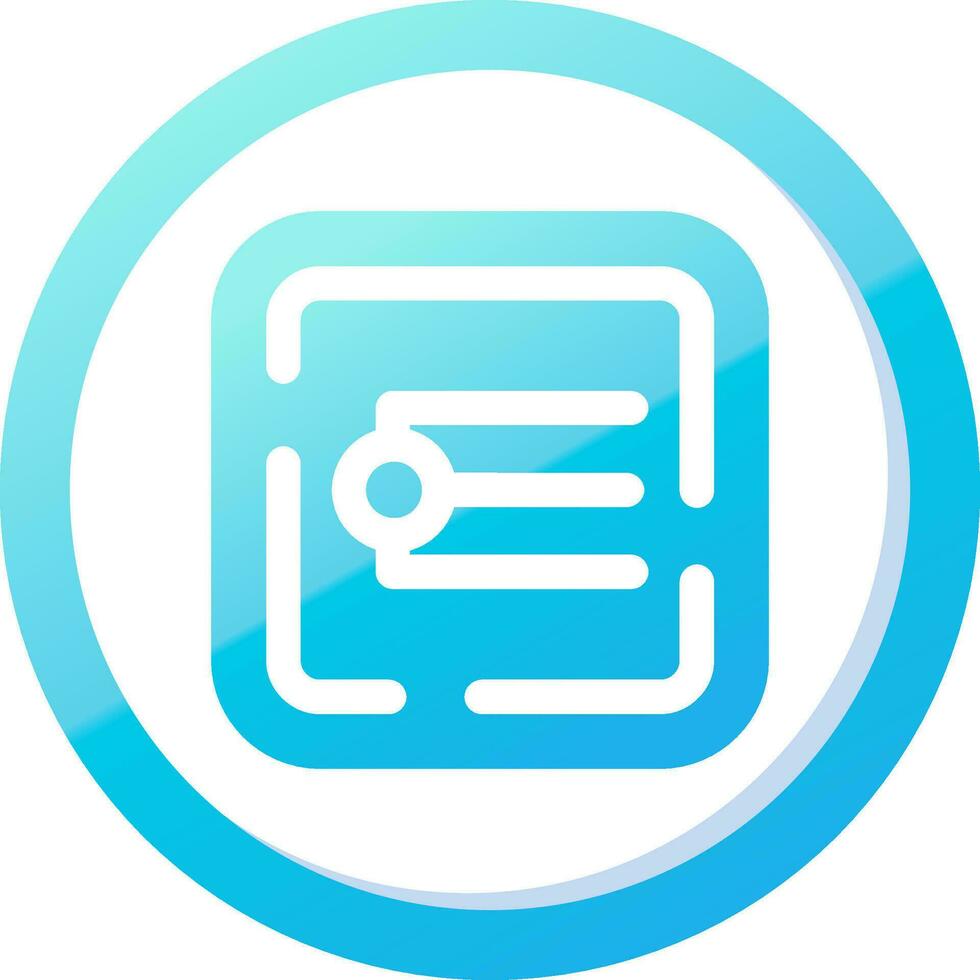 Endpoint Solid Blue Gradient Icon vector