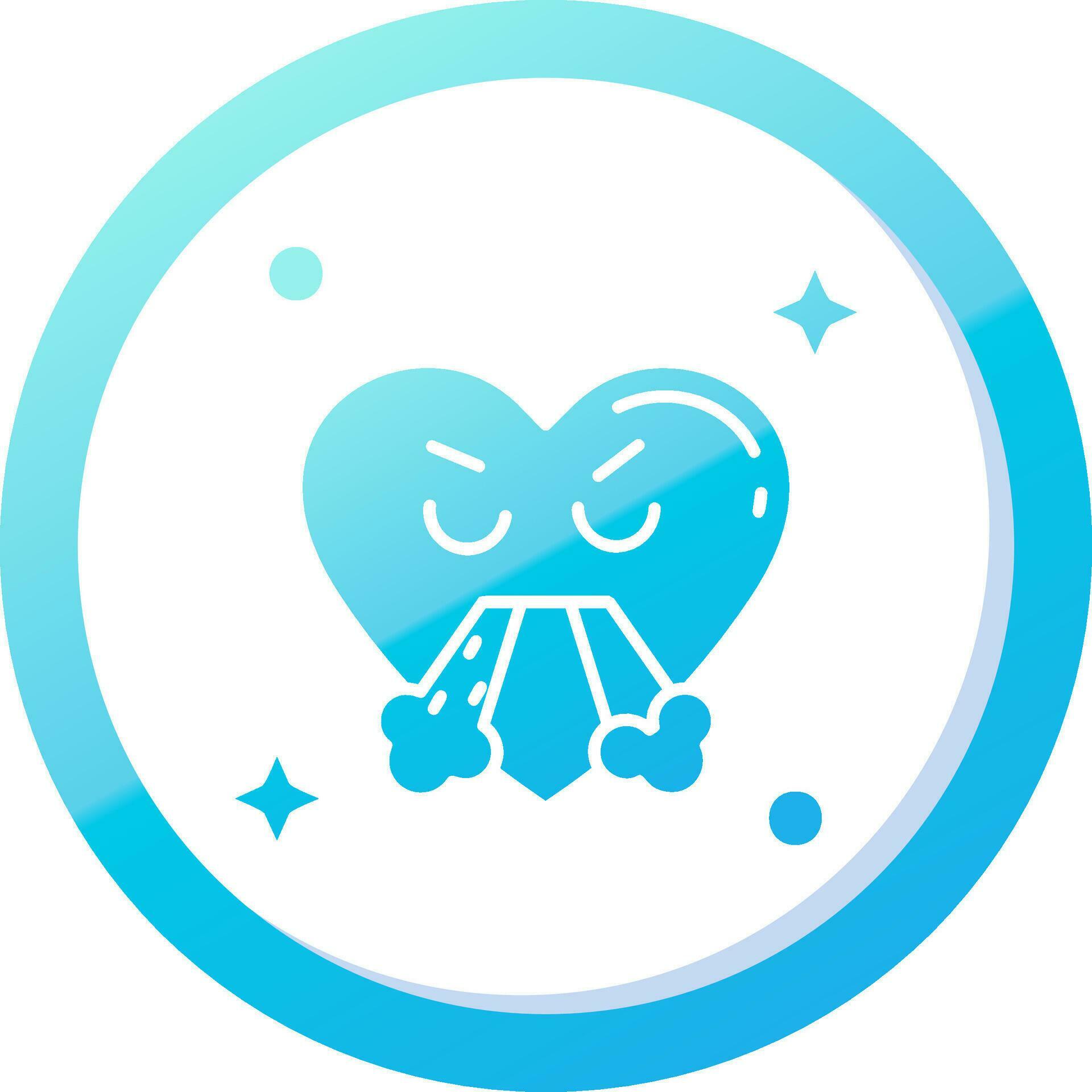Angry Solid Blue Gradient Icon 37085907 Vector Art at Vecteezy