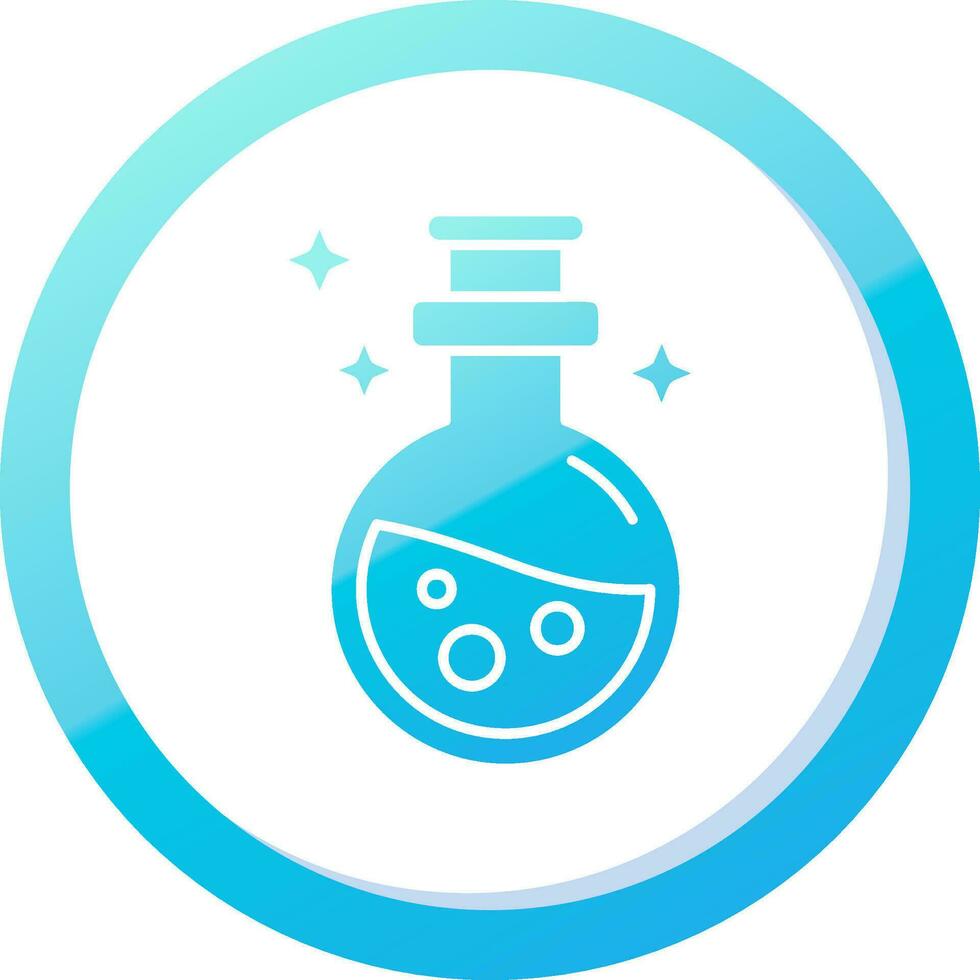 Potion Solid Blue Gradient Icon vector