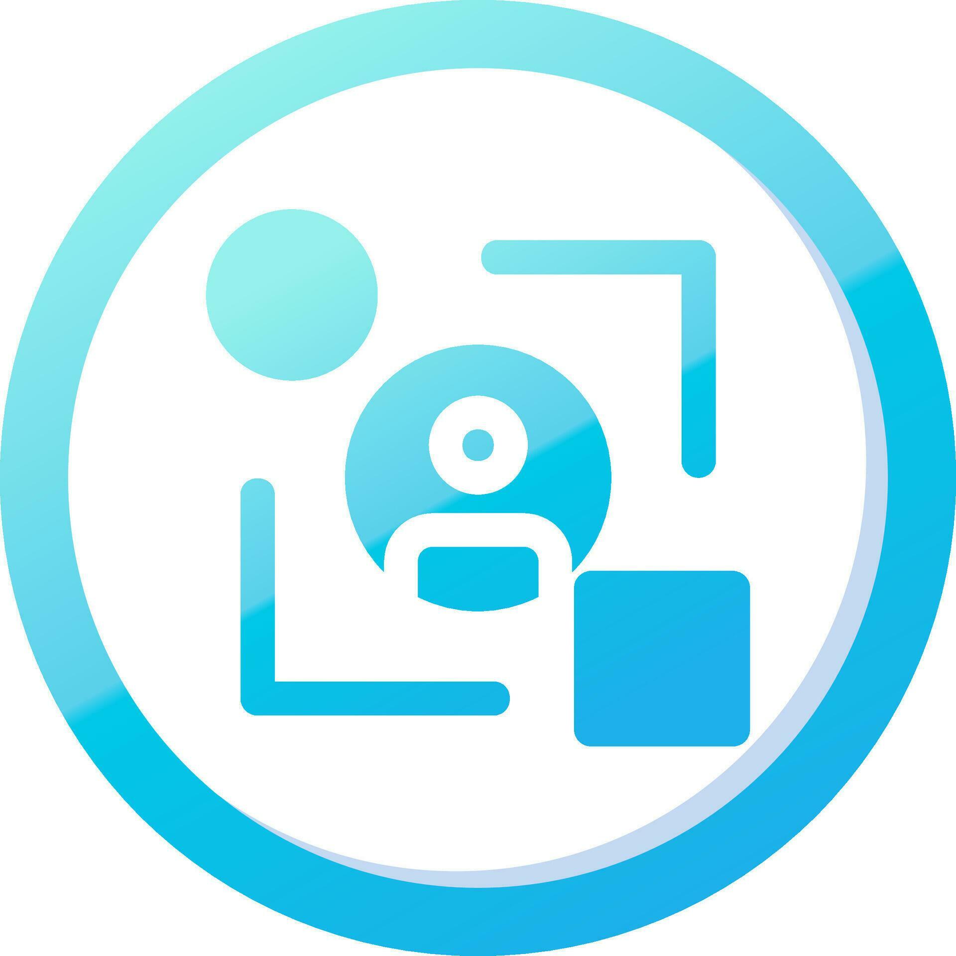 User experience design Solid Blue Gradient Icon 37086184 Vector Art at ...