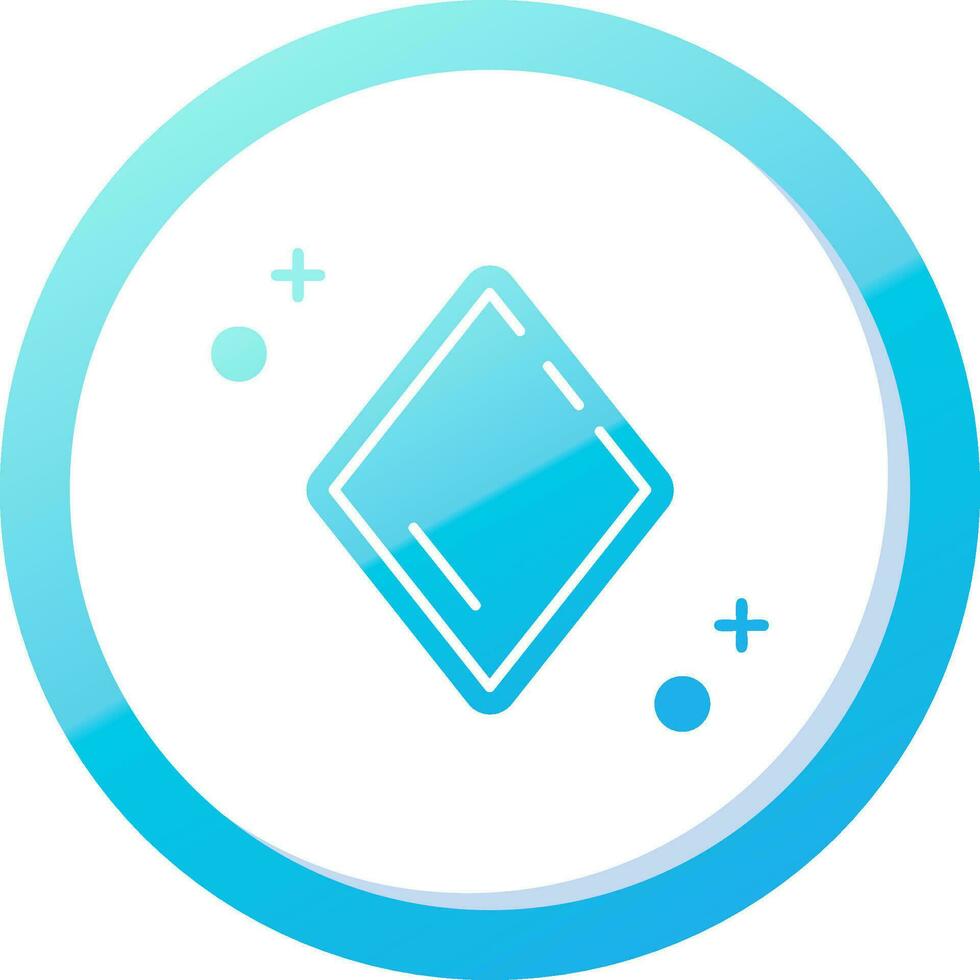 Diamonds Solid Blue Gradient Icon vector