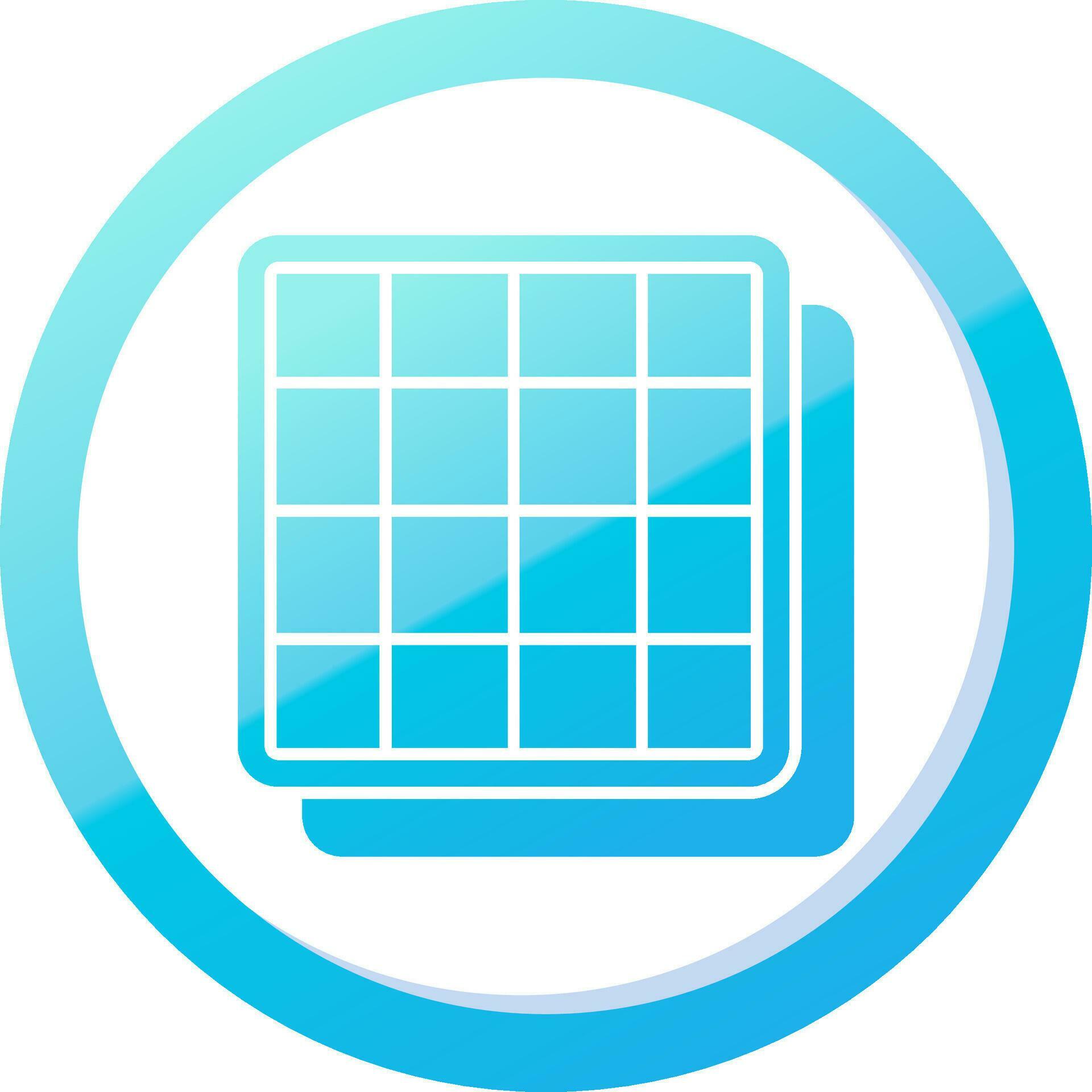 Grid Solid Blue Gradient Icon 37086646 Vector Art at Vecteezy