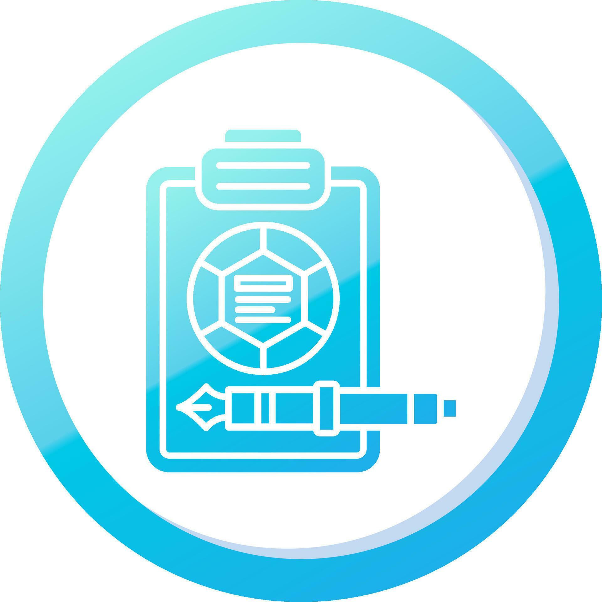 Report Solid Blue Gradient Icon 37086766 Vector Art at Vecteezy
