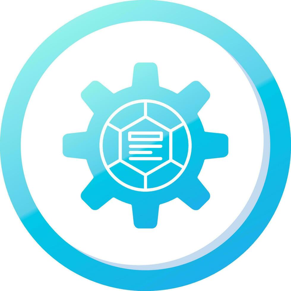 Infographic elements Solid Blue Gradient Icon vector