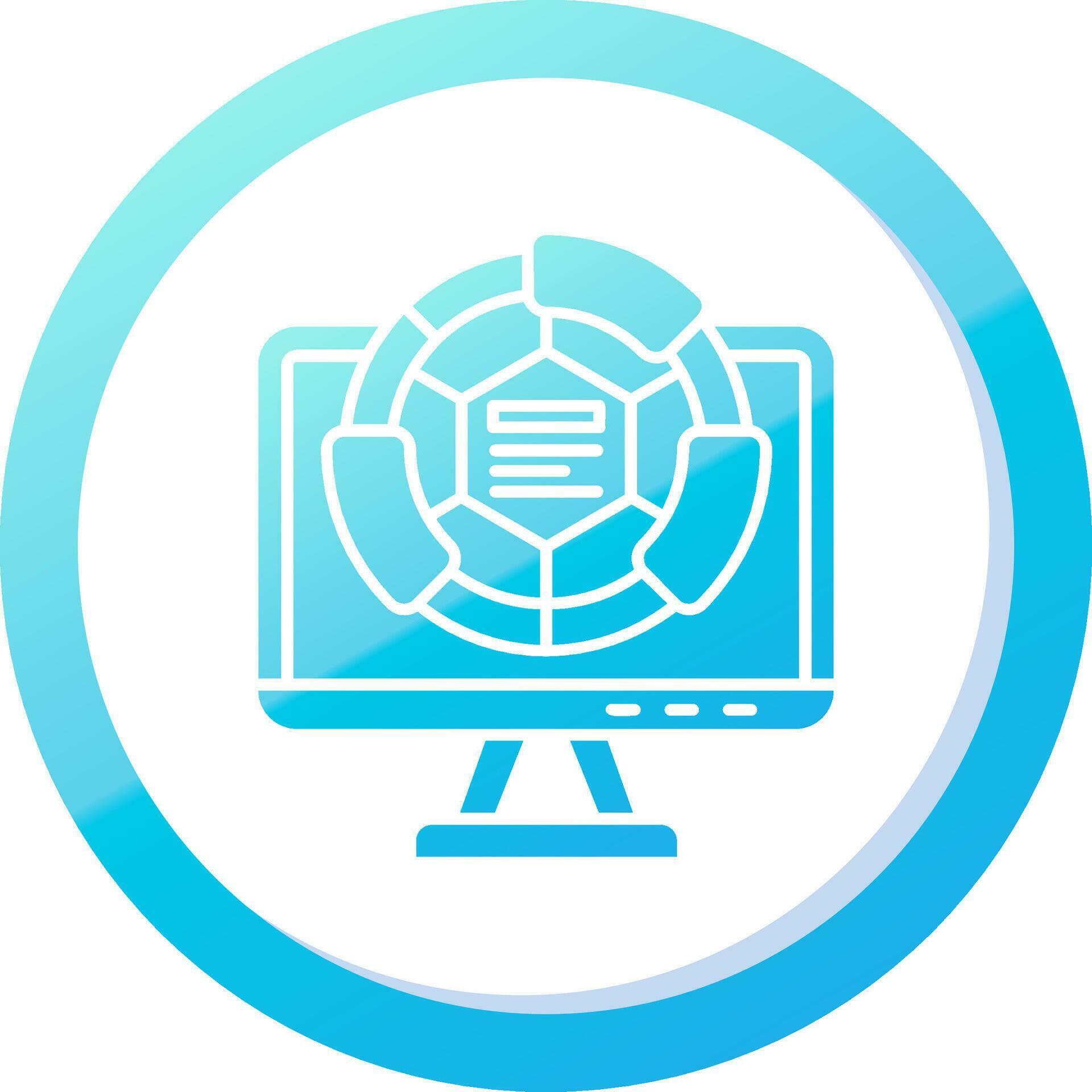 Computer Solid Blue Gradient Icon 37086786 Vector Art at Vecteezy