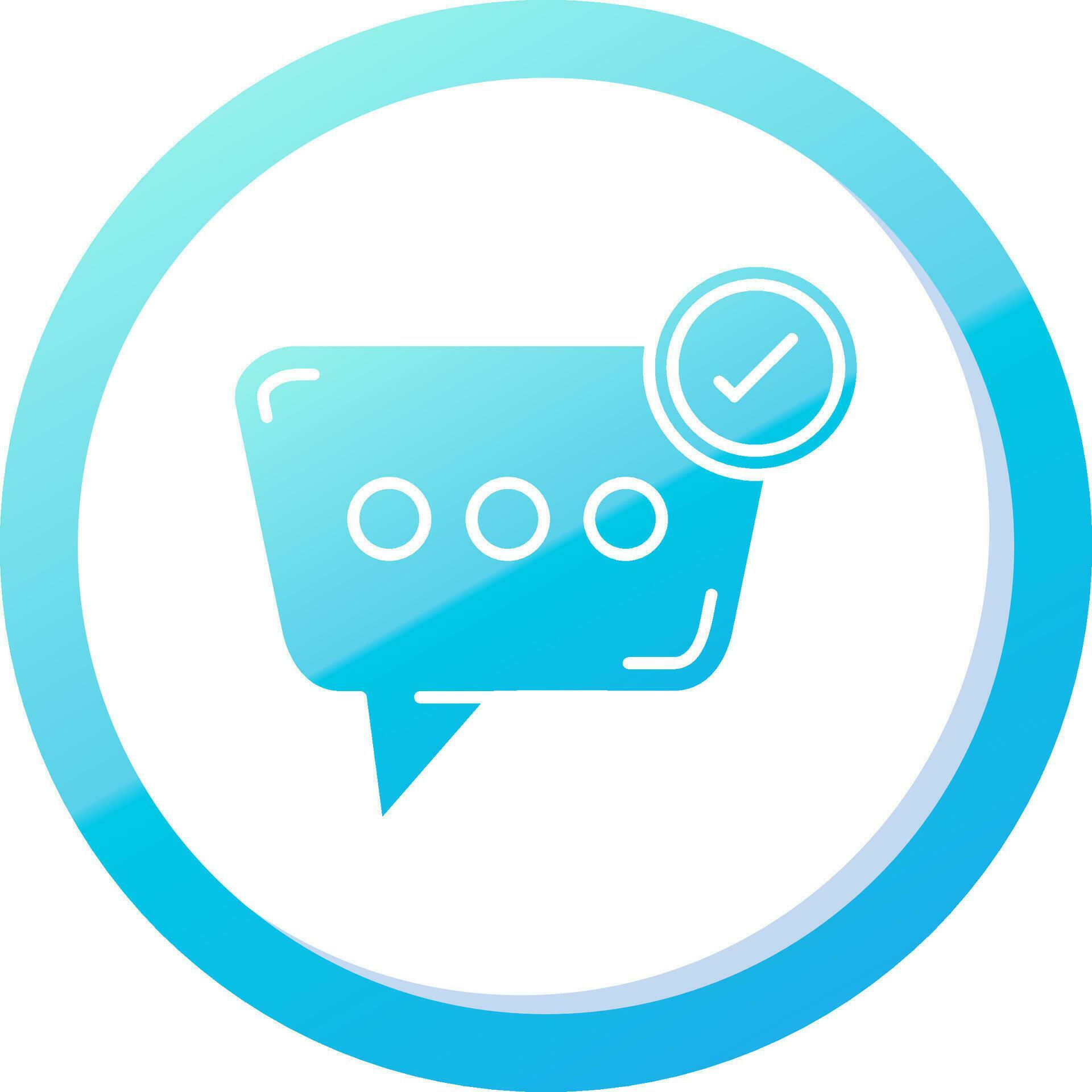 Check mark Solid Blue Gradient Icon 37086873 Vector Art at Vecteezy
