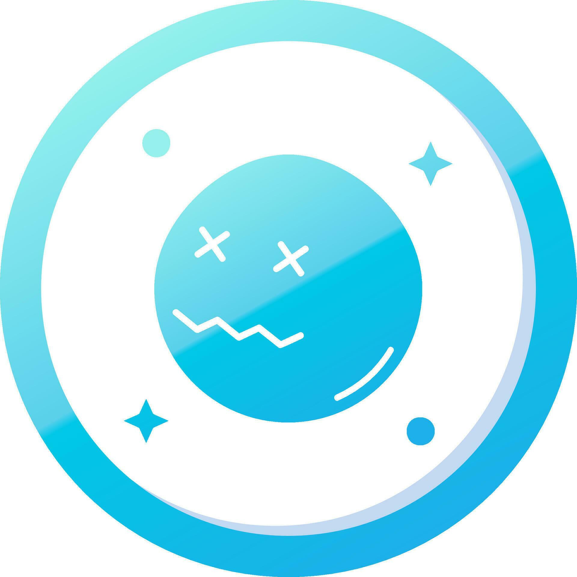 Dead Solid Blue Gradient Icon 37086942 Vector Art at Vecteezy