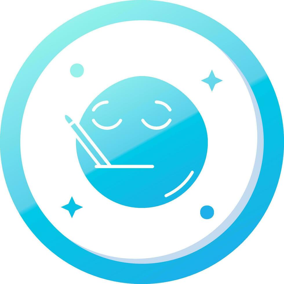 Sick Solid Blue Gradient Icon vector
