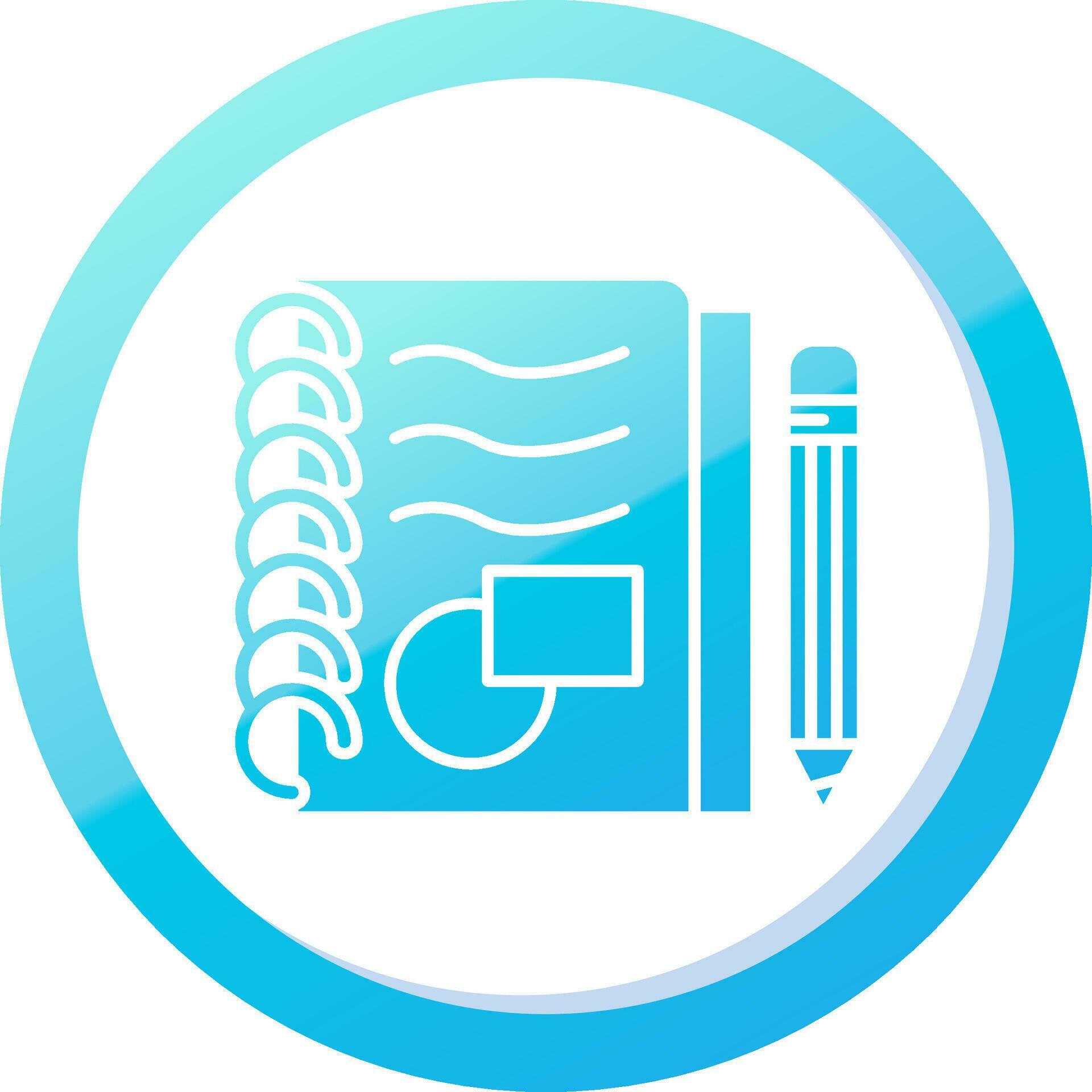 Draw Solid Blue Gradient Icon 37087252 Vector Art at Vecteezy
