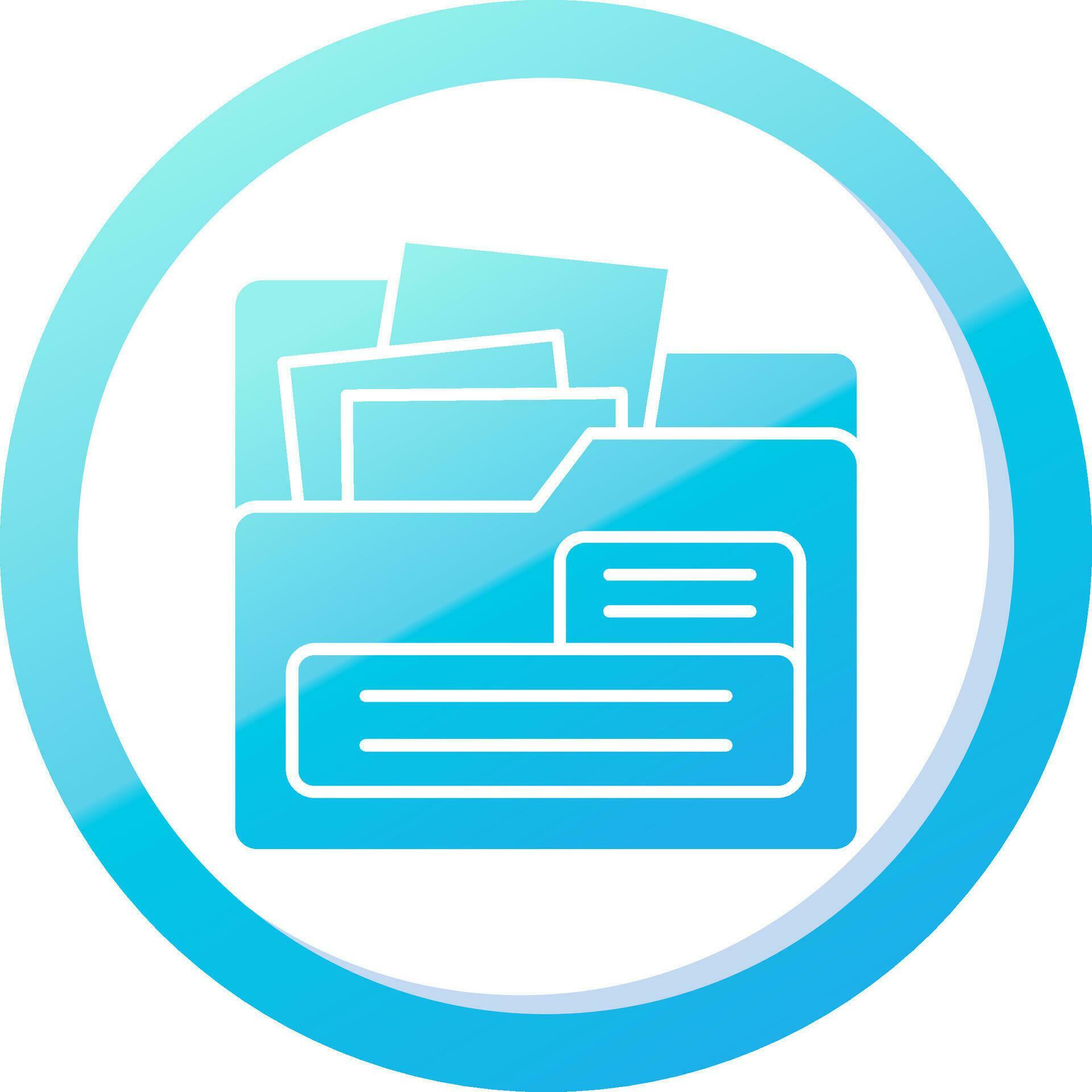 File Solid Blue Gradient Icon 37087343 Vector Art at Vecteezy