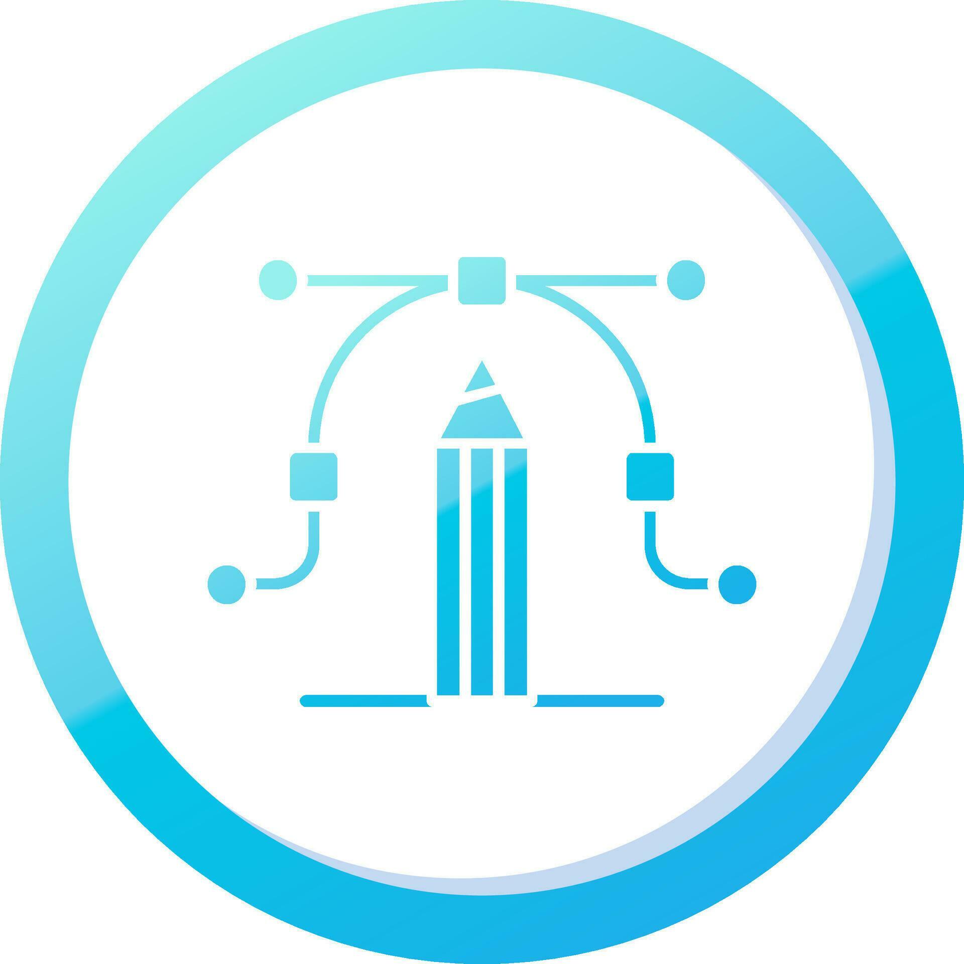 Editor Solid Blue Gradient Icon 37087358 Vector Art at Vecteezy