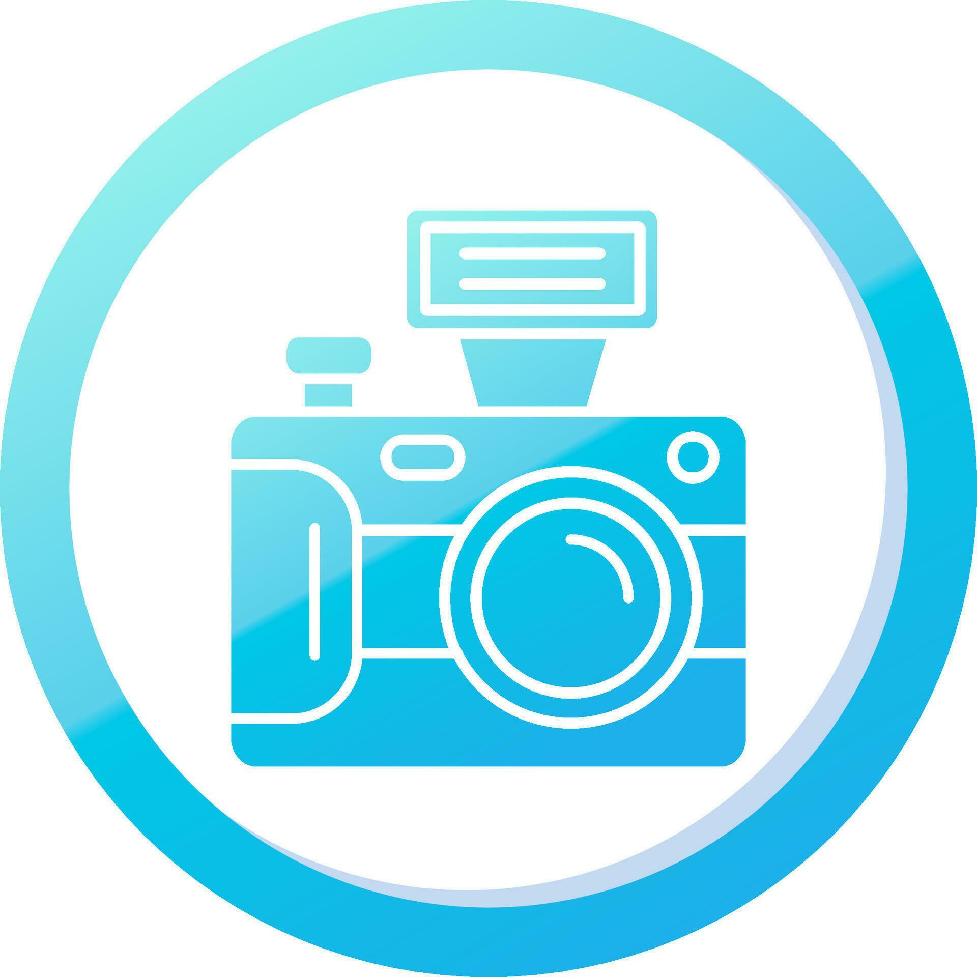 Camera Solid Blue Gradient Icon 37087377 Vector Art at Vecteezy